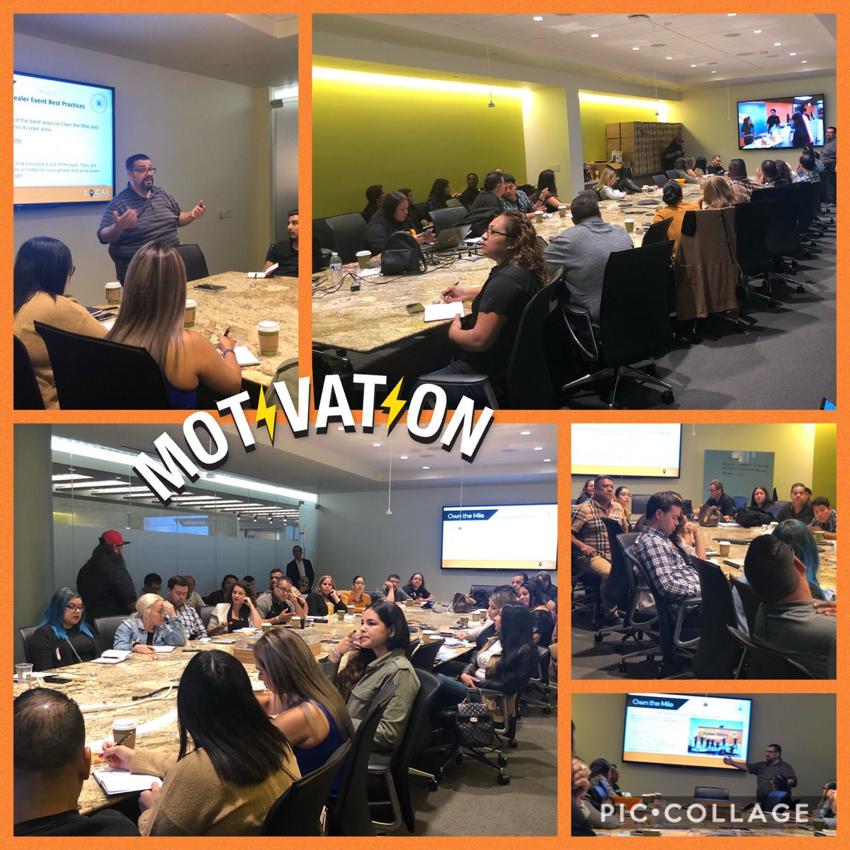 Own The Mile dealer training at #Univision hosted by our very own <a href="/LMJoseToro/">Jose</a> #packedhouse #OTM #BoostMobile <a href="/dahlquist/">dahlquist</a> <a href="/LM_Pigeon/">lm_Pigeon</a>