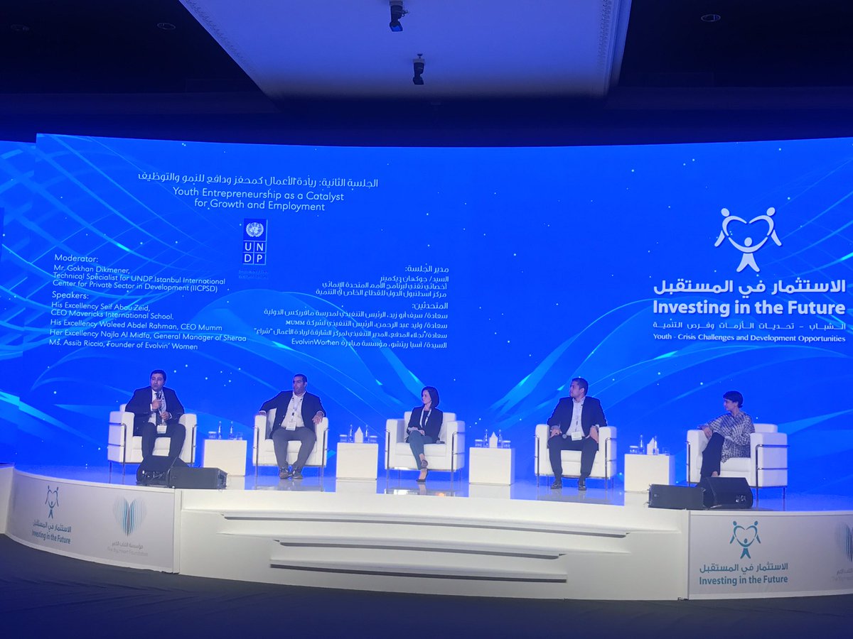 Big congratulations to <a href="/TheBigHeartUAE/">TheBigHeartUAE</a> for the successful <a href="/IIFmena/">IIFMena</a> event. We are pleased and honored to contribute <a href="/UNDP/">UN Development</a> session "Youth Entrepreneurship as a Catalyst for Growth &amp; Employment."