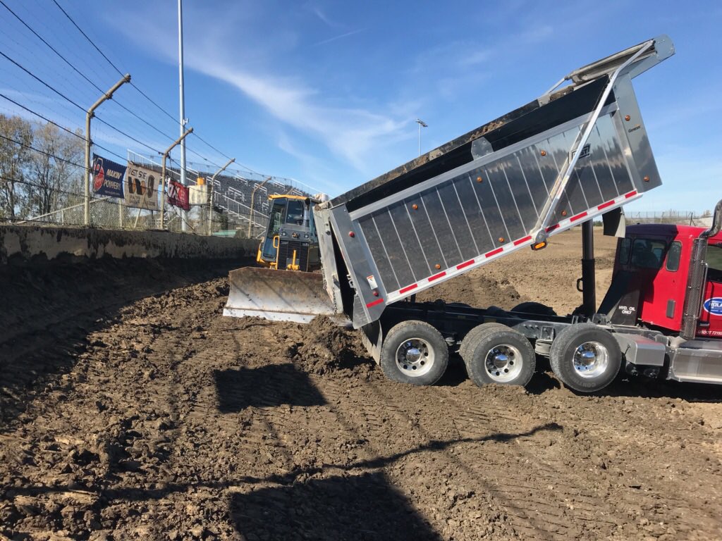 kokomospeedway's tweet photo. Preparations for the 2019 race season have begun. #NewClay https://t.co/OZPeaR84mH