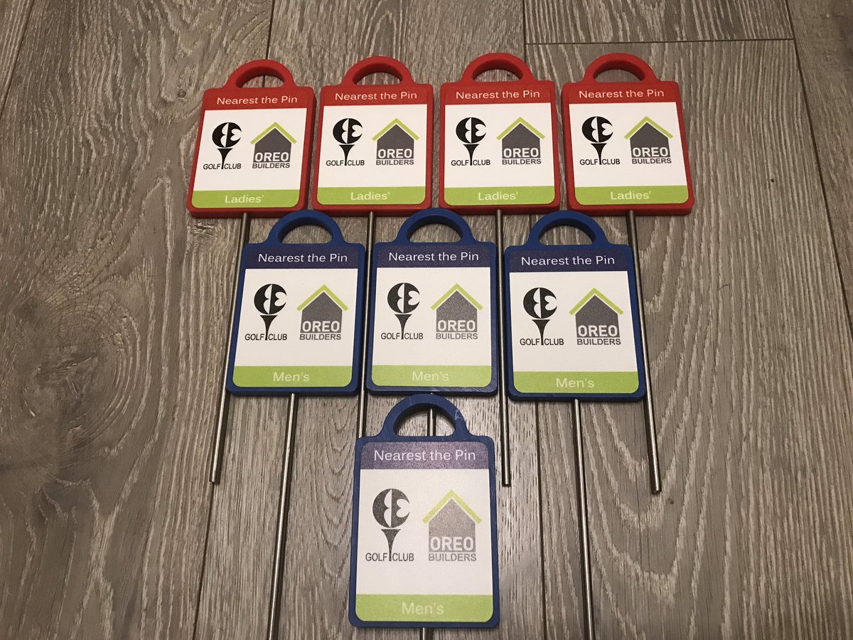 Signs4Golf's tweet photo. All society golfers should carry a handy set of these in their golf bags. No more hassle using those old metal ones. ⛳️even our friends in oz are now using them. #GolfNews #UKGolf #GolfOnSky #eventgolf @55GACrowder @BorderDigital @LadsGolfSociety @IrishGolferMag @BrandLinkUK https://t.co/RxnCPD1y0x