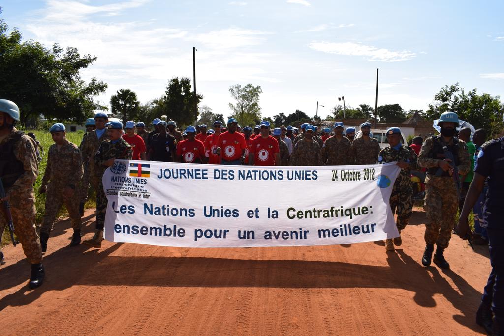 benousmane's tweet photo. Over 1,000 people celebrated UN Day @Kaga_Bandoro with @UN_CAR UN Agencies and local authorities. https://t.co/RcOO370WUj