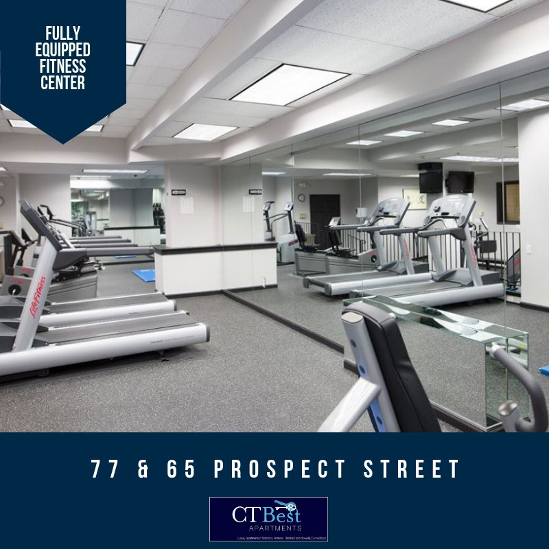 CTBestAparts's tweet photo. As the weather gets cooler, our residents at #77&65 #ProspectStreet have access to a fully equipped #fitness center. Come see what other amenities our #Stamford #apartments have to offer: https://t.co/wEKESC3YFh https://t.co/RIQVDVnMyf