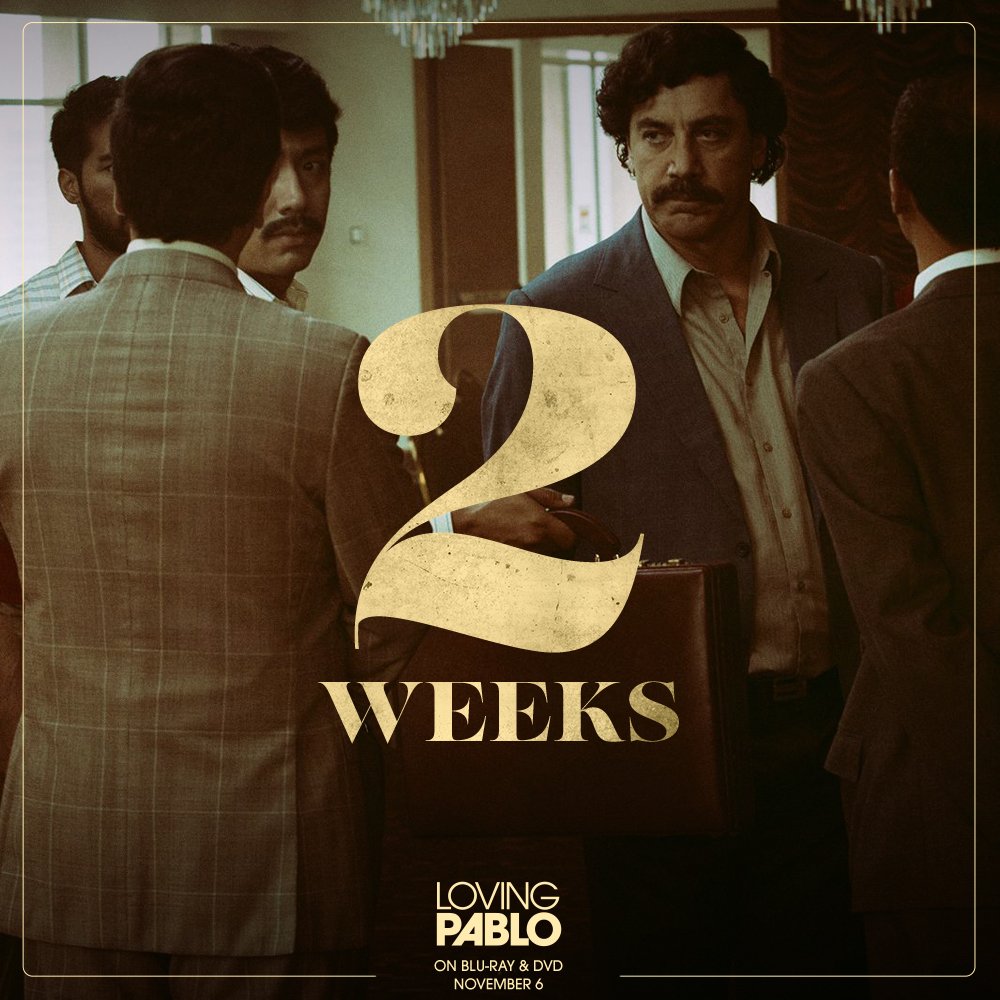 LovingPabloFilm's tweet photo. Before the empire, there was only a man. #LovingPabloFilm on Blu Ray and DVD November 6. Watch It Now on Demand and Digital HD: https://t.co/IQYCf1nlNG https://t.co/hqtspjlk4S