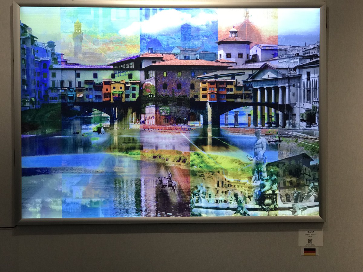 Salon d“Automne Paris Grand Palais Champs-Élysées PLATUX Art Exhibition „Dream of Florence“ #SalondAutomne #Art #Paris #ParisArt #PhotoArt #Platux also exhibited @ Florence Biennale 2017 #Florence #Biennale #Kunst