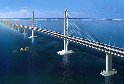 Tras años de construcción, ayer se inauguró el puente marítimo más largo del mundo, y estamos orgullosos de haber sido parte de este proyecto, con muchos de nuestros productos y soluciones. #OBO
 xurl.es/yr4tg