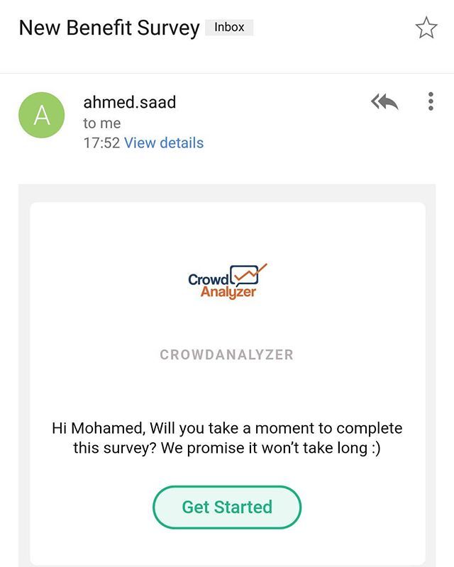 mhmd_fekry's tweet image. Our CEO has sent us the benefits suggested plan to choose from. 😍😍😍 #crowdanalyzer #employeesatisfaction @crowdanalyzer ift.tt/2POdOMK