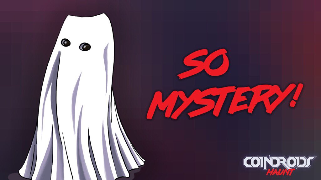Coindroids's tweet photo. We’ve got a spoooooky secret to share tomorrow! What could it be?!
#CoindroidsHaunt https://t.co/Wr1lxSHKzR