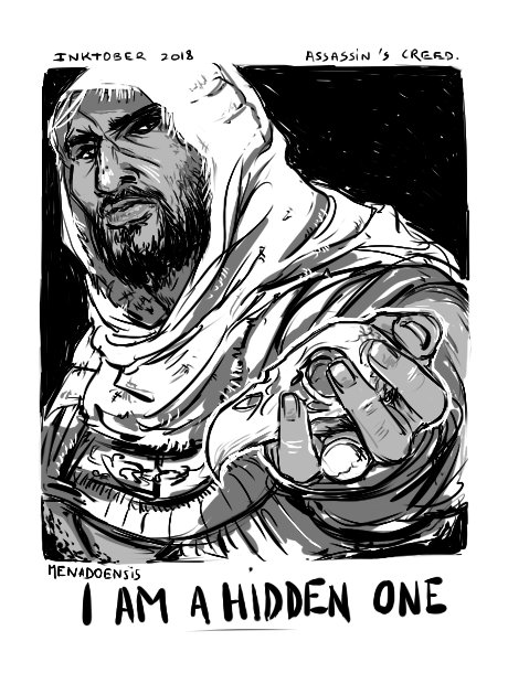 24 - CREED
That day, on a beach in Alexandria, the Assassin's Creed was born.
#Digitober #Inktober #Inktober2018 #InktoberAssassins #AssassinsCreed #AssassinsCreedOrigins #ACFinest @assassinscreed @Ubisoft 