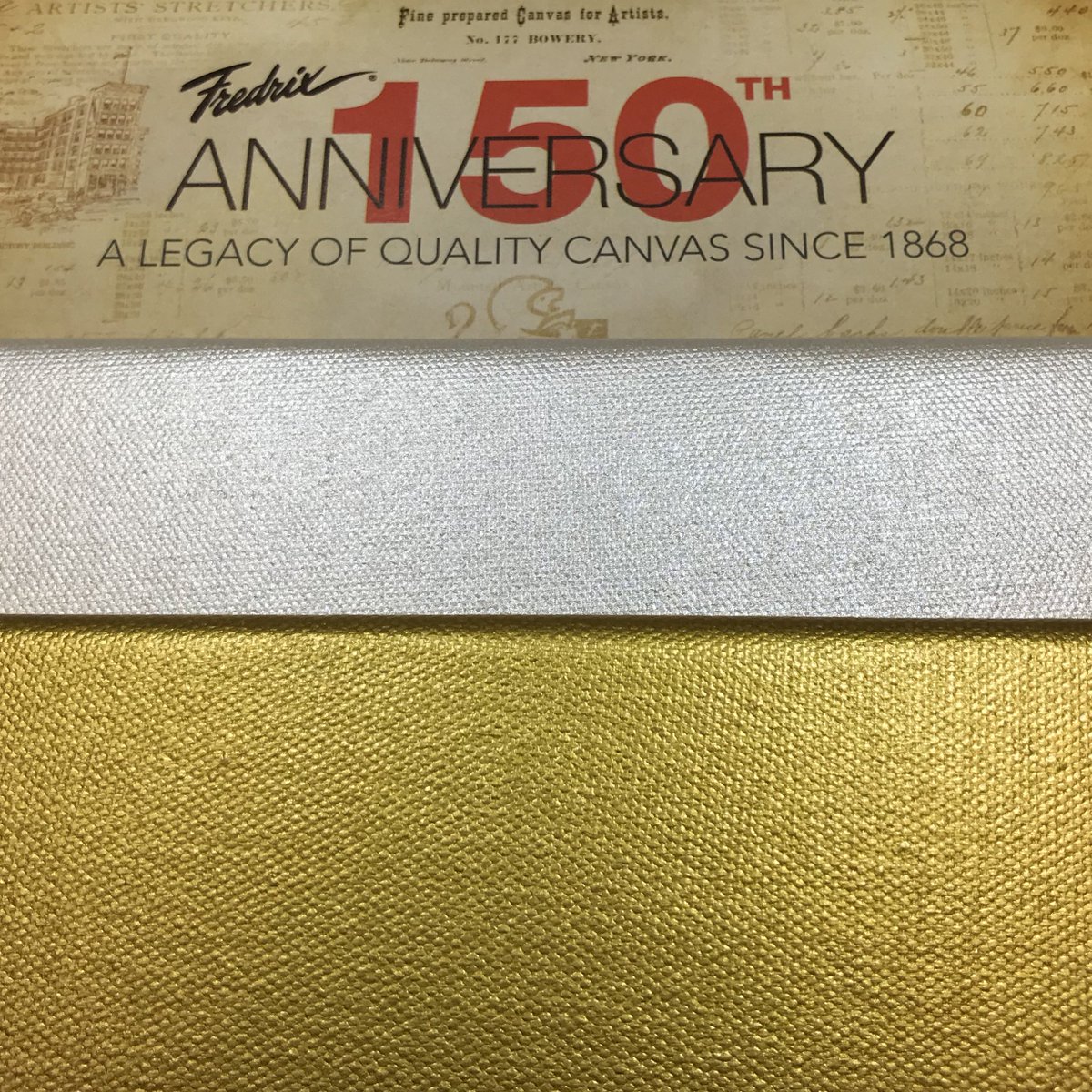 FredrixPrint's tweet photo. Our USA-made metallic Gold and Pearlescent canvases are here! Perfect for the high-end touch on point of purchases, sport logos, wedding prints and more! Find us in the U.S. at @LexJet and Internationally at MMorel@taramaterials.com #prints #usamade #madeinusa #fredrixprintcanvas https://t.co/Ymt9x1ztBY