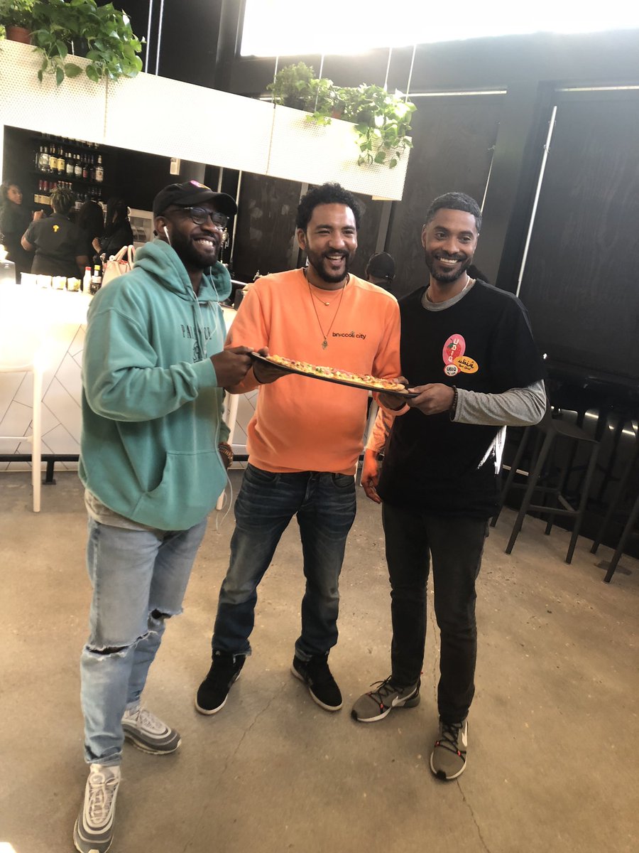 BuzyBakerr's tweet photo. Congrats to Brandon, Darryl, &amp; Marcus. 3 creators of Broccoli City &amp; now “Broccoli Bar” opening October 26th in DC. 🥦🥦 https://t.co/2rNp17rwP9