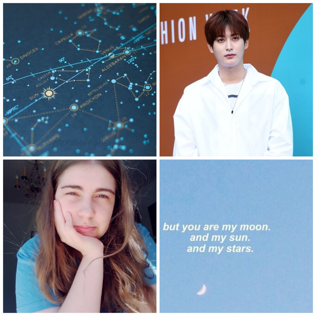 HYOSALIA's tweet photo. but you are my moon.
                 and my sun.
               and my stars.
 ㅡ #bbcselcaday #blockbselcaday https://t.co/RMiMUF2HQv