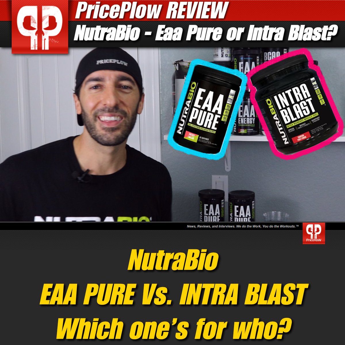 PricePlow's tweet photo. https://t.co/W9A17I9AnM
Mike goes over EAA Pure and Intra Blast by @NutraBio. What's the difference and which one should you choose? Watch for the breakdown and Mike's recommendation!
Which one would you use?
#NutraBio #IntraBlast #EAAPure https://t.co/z3Qc5LpiFJ