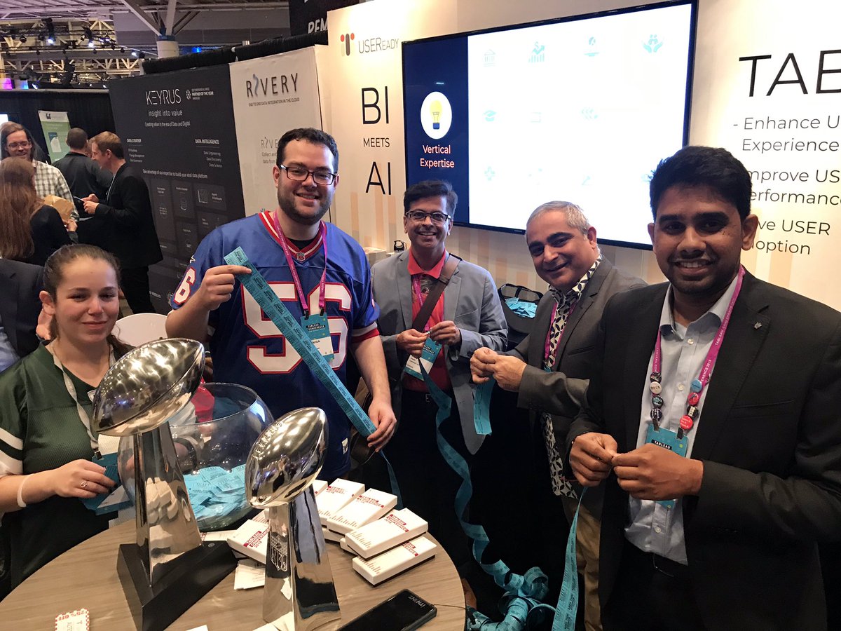 Come to booth 221 <a href="/USEReadyinc/">USEReady</a> to see <a href="/tableau/">Tableau</a> CEO select the winner for 2 tickets to the #SuperBowl at 1:30! #tc18 #data #football <a href="/udayhegde/">Uday Hegde</a> @UR_CHIEFofsis