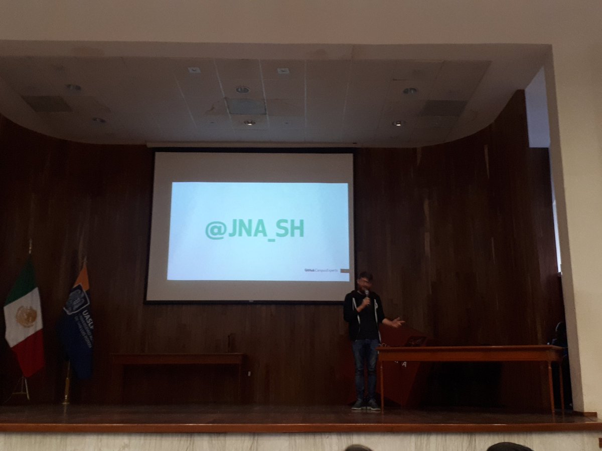 Conisoft2020's tweet image. Our second keynote speaker, Joe Nash (@jna_sh) 
@github 
#Conisoft2018 #OpenSourceProjects #GithubCampusExperts
