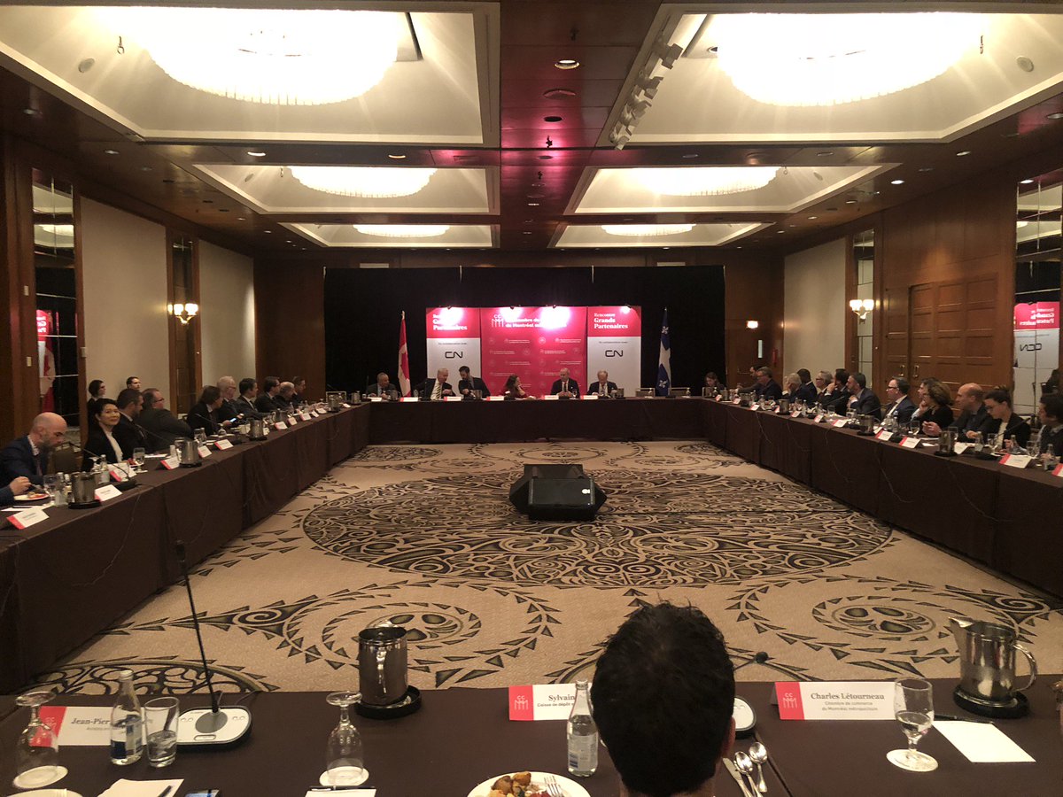 cafreeland's tweet image. Trade and innovation are at the centre #Quebec’s economy and future. Thank you to Chamber of Commerce of Metropolitan Montreal for today’s conversations about how we can further capitalise on the new North American trade deal. #USMCA.