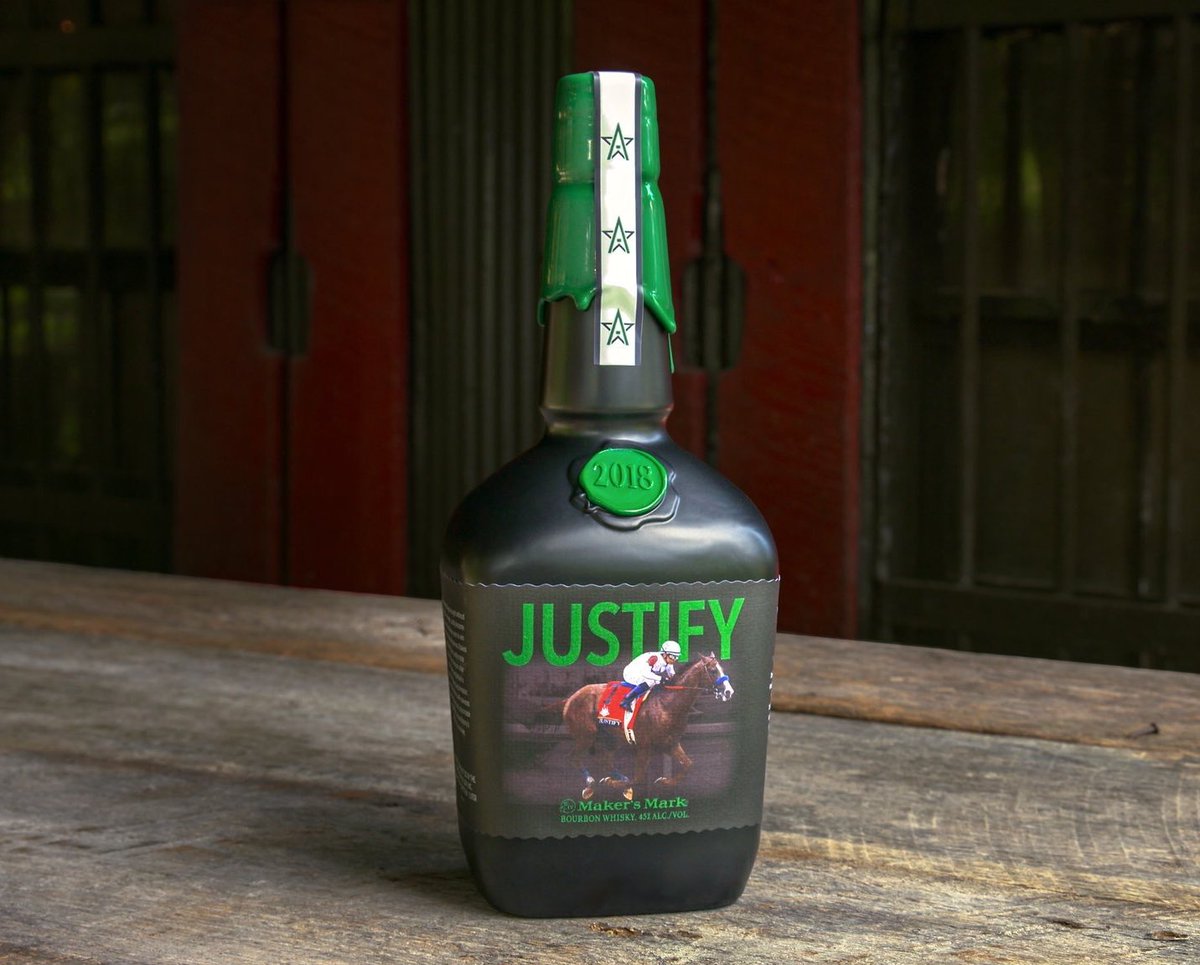 TomRyanKY's tweet image. Retweet &amp;amp; follow @NewVocations to be entered in a drawing for a limited-edition  JUSTIFY @MakersMark Bottle. In the lead up to an epic renewal of the @BreedersCup its very important to remember most horses will never reach those dizzy heights &amp;amp; need all the help we can give. 🥃🥃