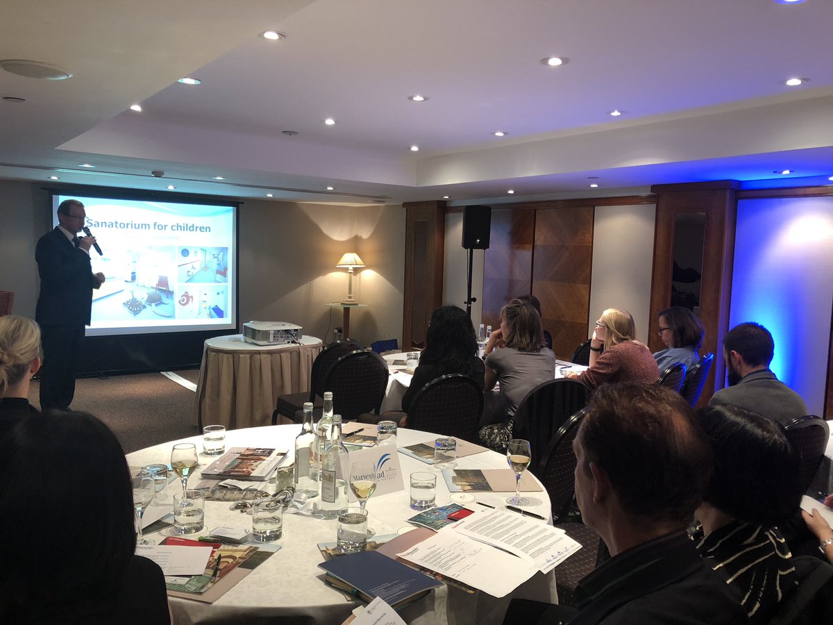 czechtourism_uk's tweet photo. Amazing to hear from Radon Spa Jachymov - owners of the world’s first Radon Spa! 🌊 #HealthCzech https://t.co/vx60scE4hM