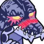 IamNatP's tweet photo. An emote of a blushing Veldora Tempest from Tensei Slime for @AIacoi ! https://t.co/kJl2tJcc2Q