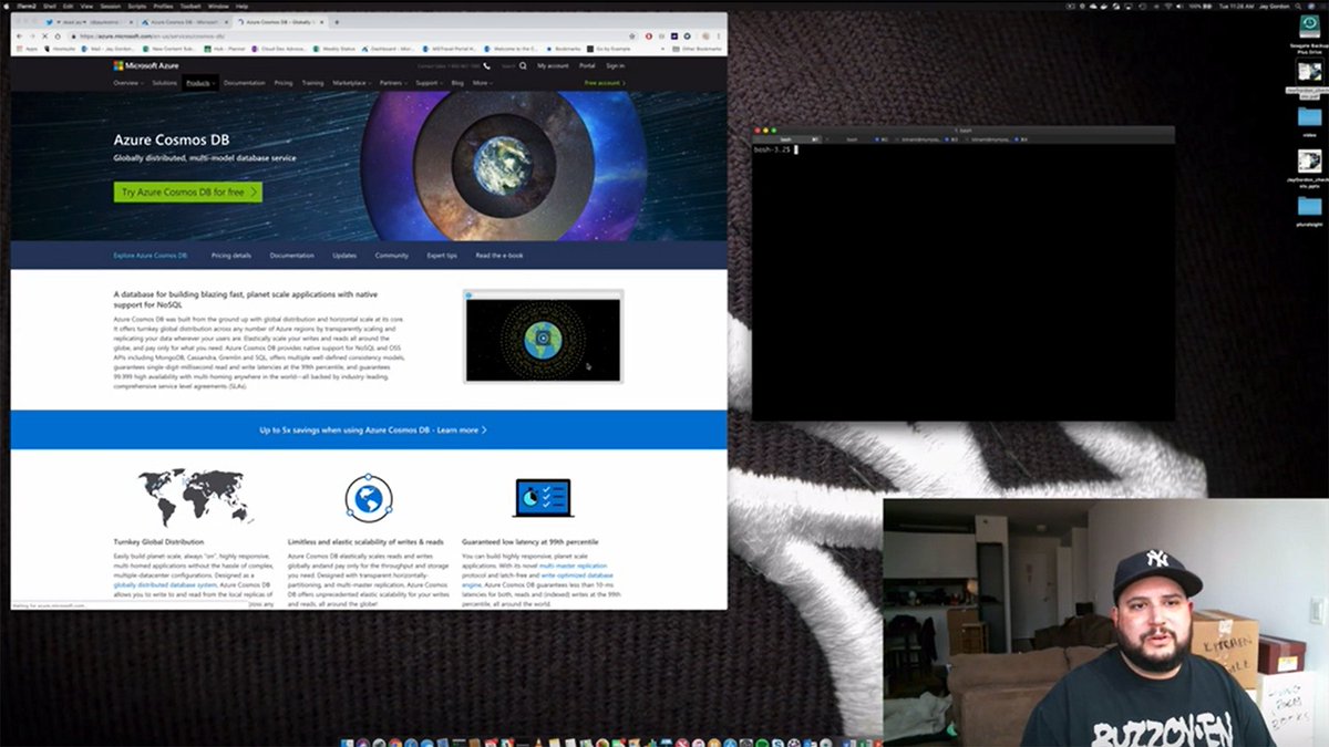 VisualStudio's tweet image. Get started w/ #AzureCosmos DB with this video tour breaks down its features &amp;amp; dives in to get you started right away. Learn about different Azure Docs, tutorials, &amp;amp; options for connecting to your database deployment.  msft.social/HVF5H5