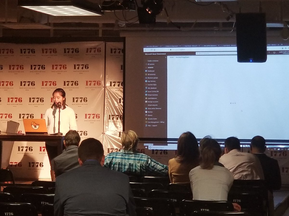 A fun demo to close out the evening #azuregovmeetup