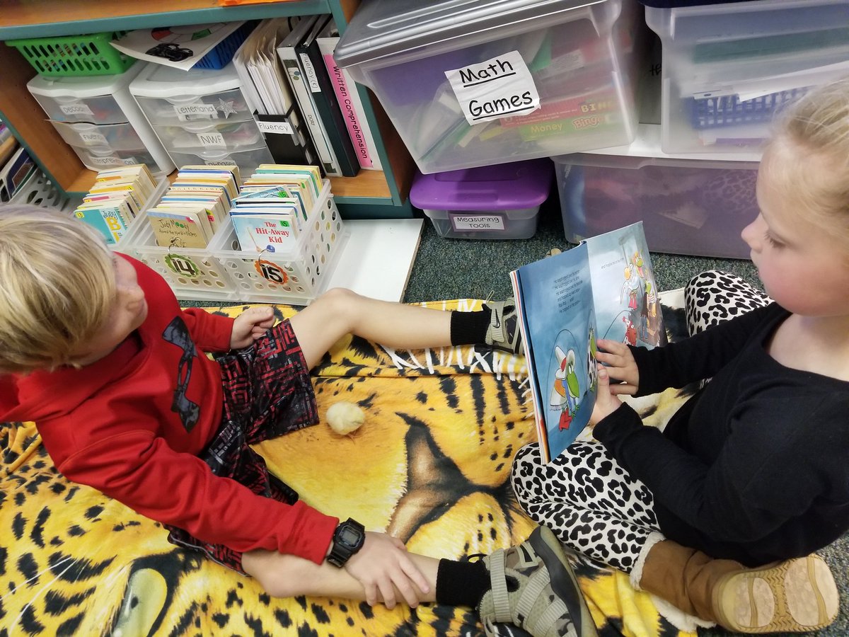 ThayerK510's tweet photo. Everyone enjoyed some "Read to Someone" time today! @PowhatanES-  Even our new baby chicks! #Daily5 #Lifecyclesin2nd #wearepowhatan https://t.co/GrTkR7UCWM