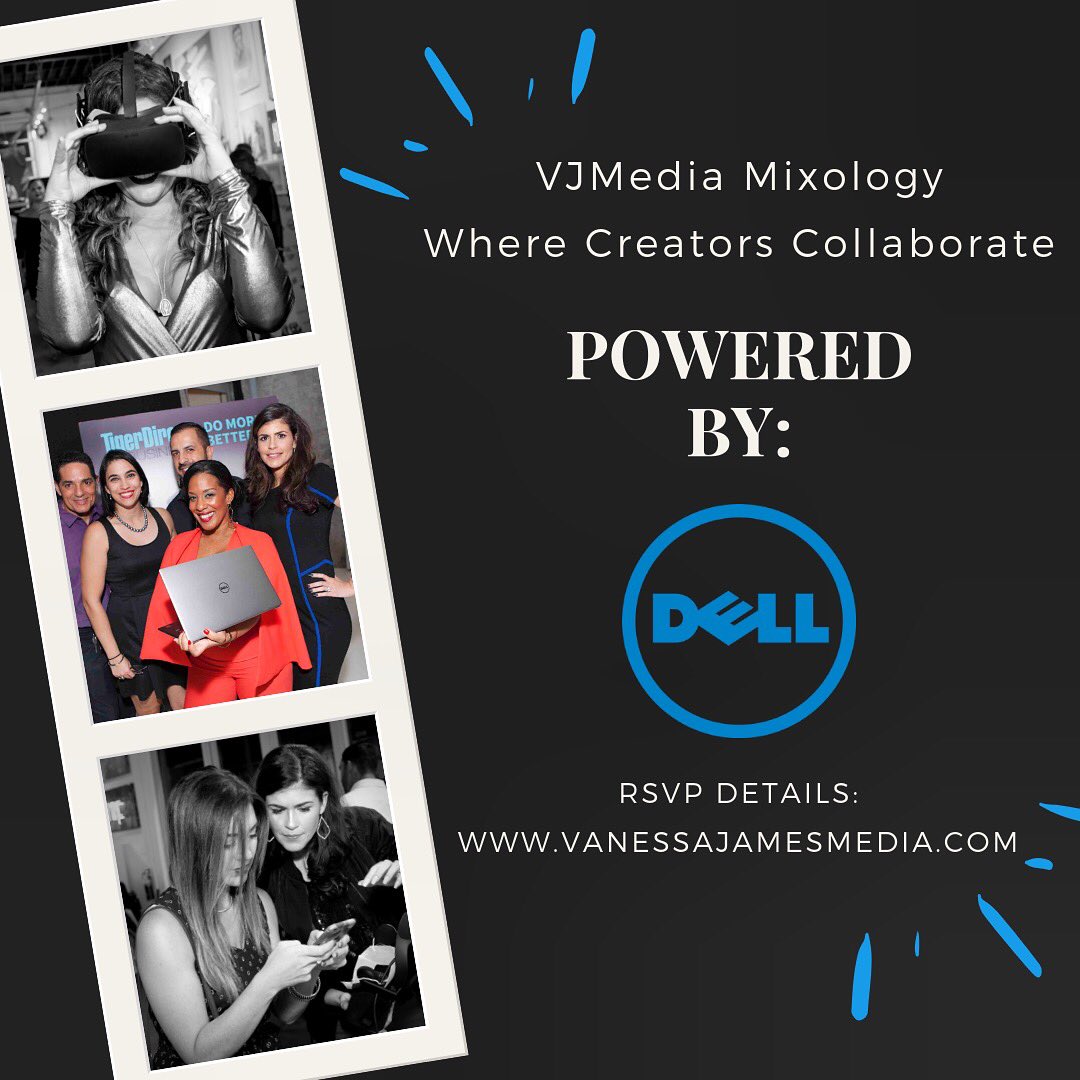 VJMedia is excited to collaborate with DELL once again for this years VJMedia Mixology. DELL, my technology partner will be on hand with the DELL Canvas; technology made especially for creators and innovators. Details on #VJMM18 in bio. See you soon Miami!
