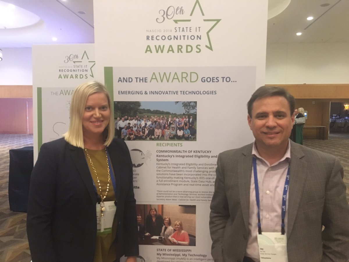 Congrats to all the #NASCIO18 award recipients including many state customers we are privileged to support. Look forward to sharing key takeaways, leads and insights into Central IT at all 50 states.