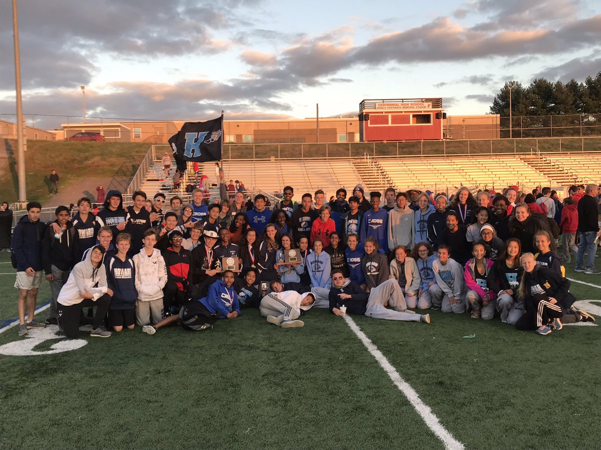 INCREDIBLE DAY for Howard XC today. Boys and girls Howard County Champs. Boys back to back! #toughertogether #grit #buildingaprogram