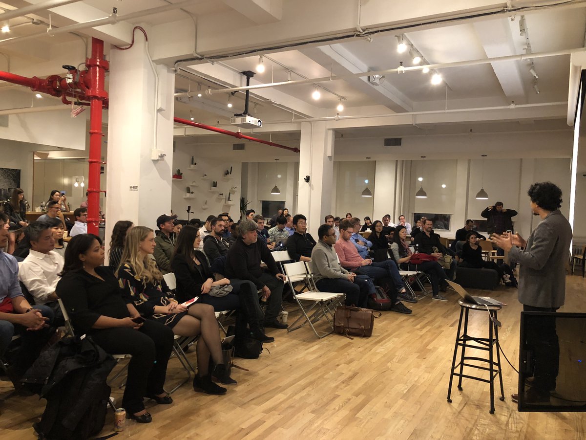 Tonight's meetup <a href="/GA/">General Assembly</a> with <a href="/lisajburton/">Lisa B.</a> is all about navigating your way through the startup field as a data scientist, and embedding data efforts within your company. Check out our next meetup near you! bit.ly/2SevR0d #meetup #startups #datascience #datascientists