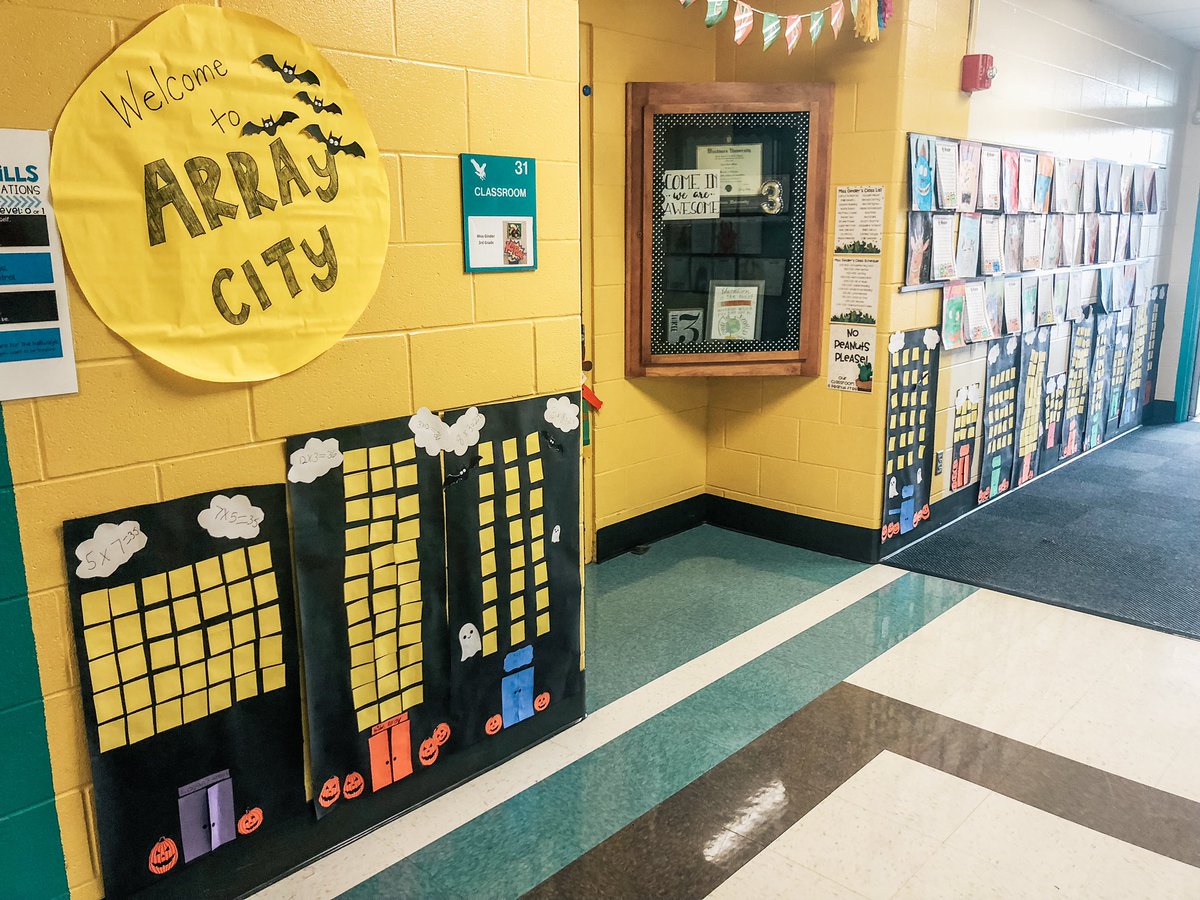 Array City happening down in 3rd grade today! #IHEaglesinAction