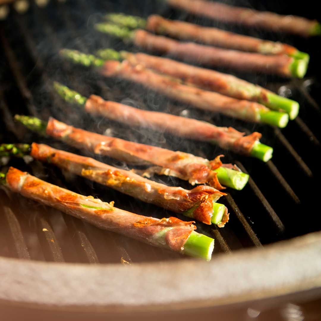 Big Green Egg on Twitter "Want to make asparagus even better? Wrap it