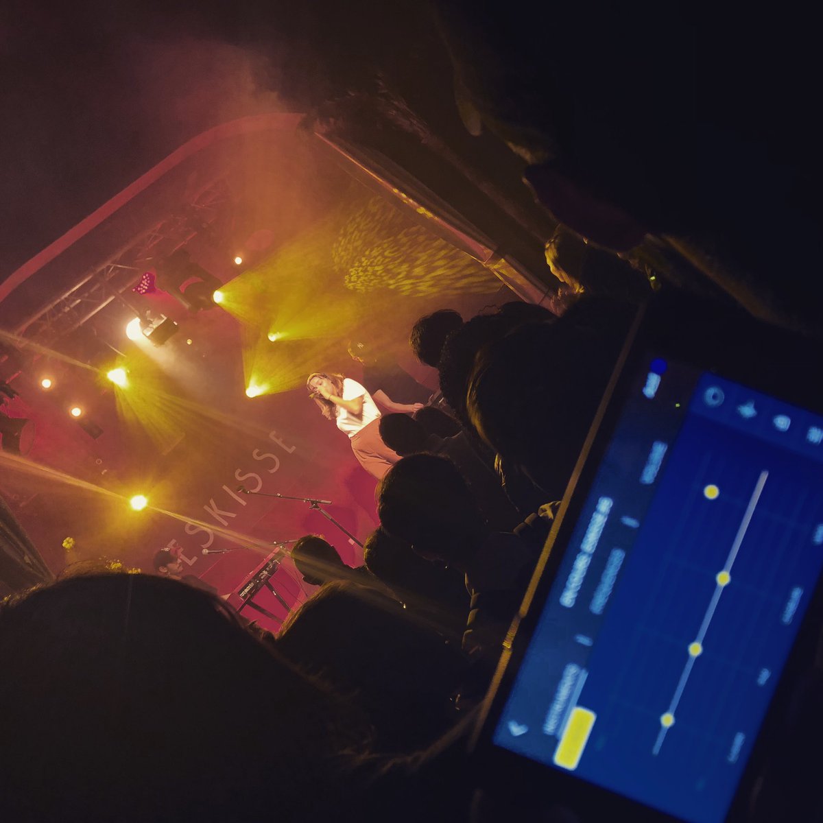 A_Acoustics's tweet photo. Want to get the best of @gaumarmusic ´s very nice voice ? Increase her voice volume thanks to #Supralive in real time with your smartphone 🎧🎼🎤#augmentedacoustics @livenation #lesetoiles #eskisse #makeyourownmixinlive https://t.co/L248Y8Aplm