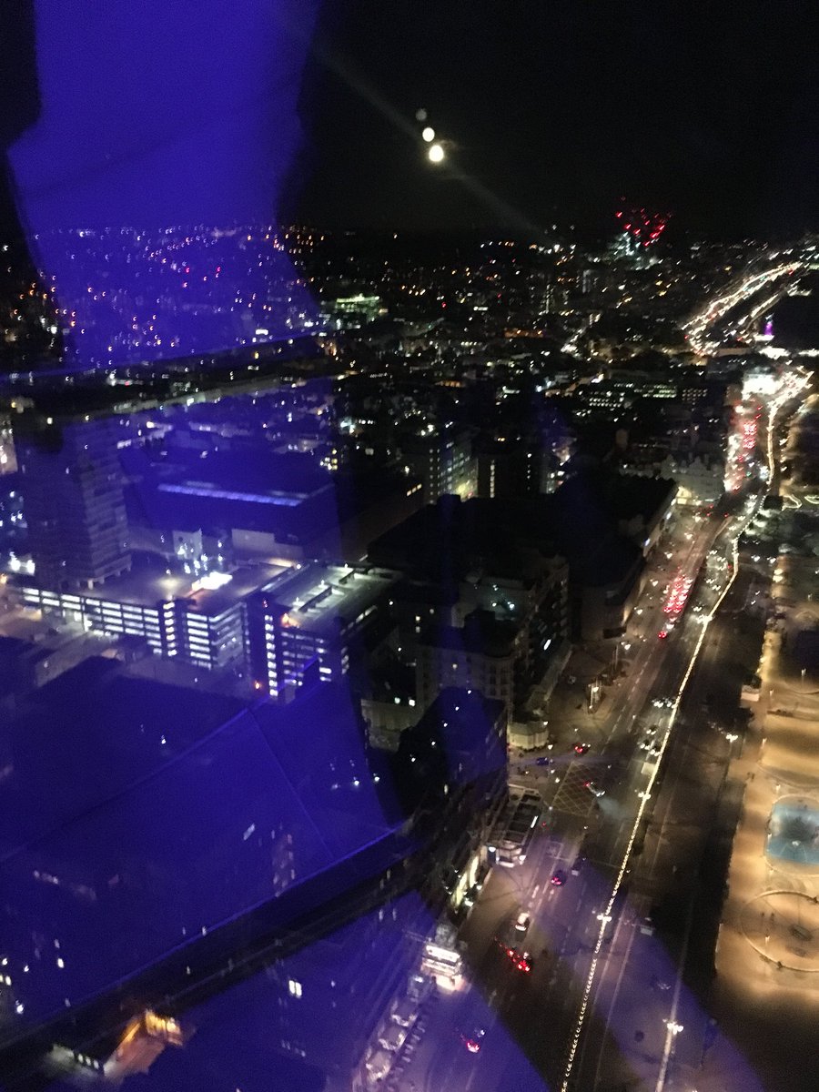 A moonlit flight on the i360 to mark the launch of Design Brighton. A new festival that we are proud to be a part of and to support. @uniofbrighton  @artsbrighton @debrahumphris