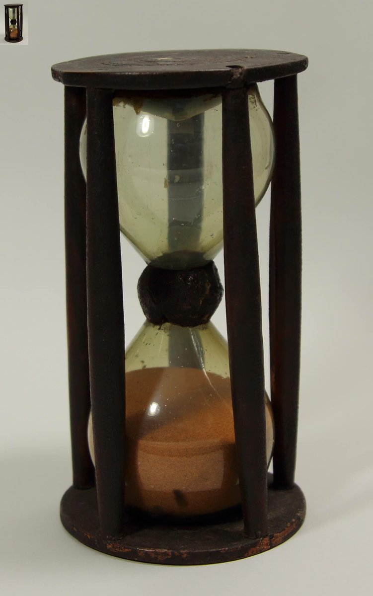 #WhatisWednesday OK you probably already guessed that this is an hourglass! But did you know who in colonial society would have used it? Today we are using our calendars for the countdown to the opening of our new Rasmussen Education Center. Only 8 more days!