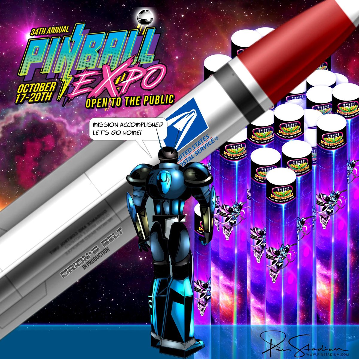 pinstadium's tweet image. All Pin Stadiums order during @PinballExpoOfc have been shipped!! @__twip__ @buffalopinball @H2HPinball @TitanPinball @PBUndesirables @JJPinball @sternpinballinc @BrooklynPinball @Dead_Flip @PathofPlay @FunWithBonus  #Pinball #pinstadium