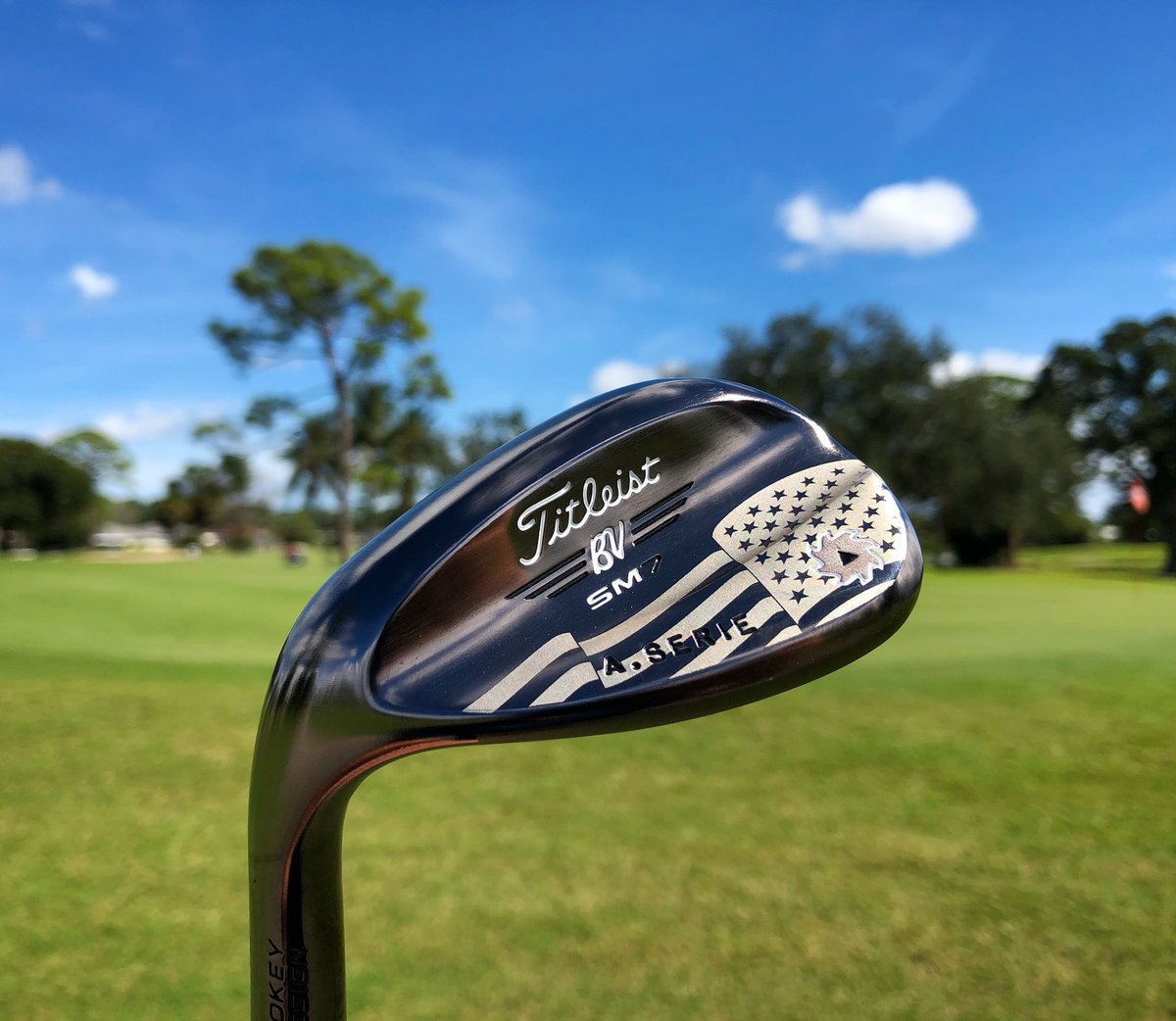 Thanks to @Titleist & @VokeyWedges for my new wedgeworks SM7 🇺🇸❤️ #VokeyDesign #Titleist