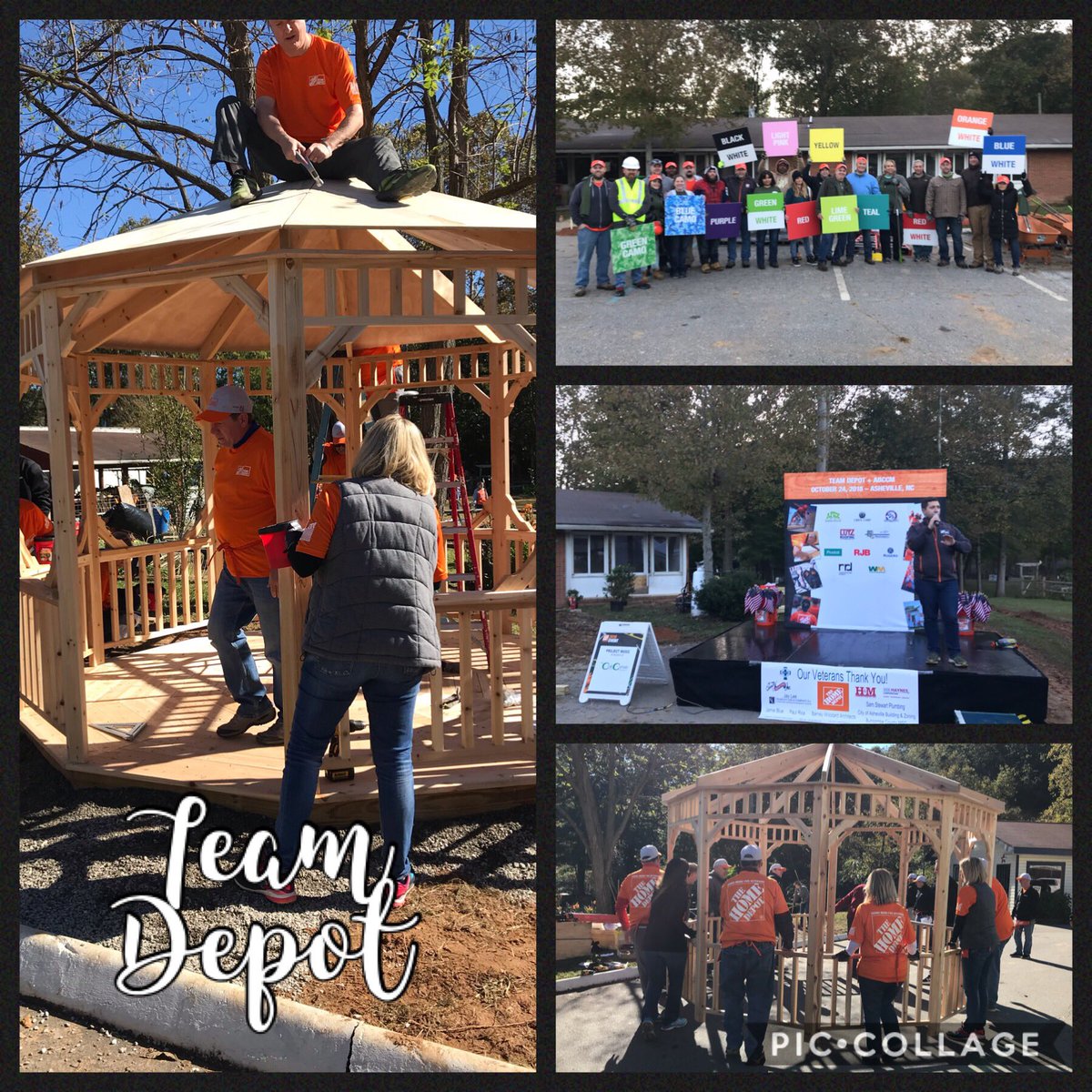 Amazing day with #TeamDepot, Thank you to all 400 volunteers! The impact you made is incredible. #ChooseToServe #gazebobuild #abccm <a href="/BobbyBoaenTHD/">Bobby Boaen</a> <a href="/THD_HXT/">Thompson</a> <a href="/JOEL_ELLIOTT1/">Joel Elliott</a> <a href="/TeamDepotJoe/">Joe Wimberley</a> <a href="/TeamDepot_Ryan/">Ryan Braddy</a> <a href="/TeamDepotNoDiv/">Courtney Smith</a> @TeamDepot_Sean