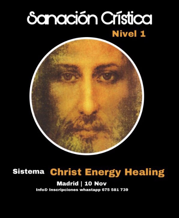 reiki_time's tweet photo. #SanaciónCrística Sistema #ChristEnergyHealing Nivel I Madrid 10 Nov. https://t.co/jXUJycBmkN