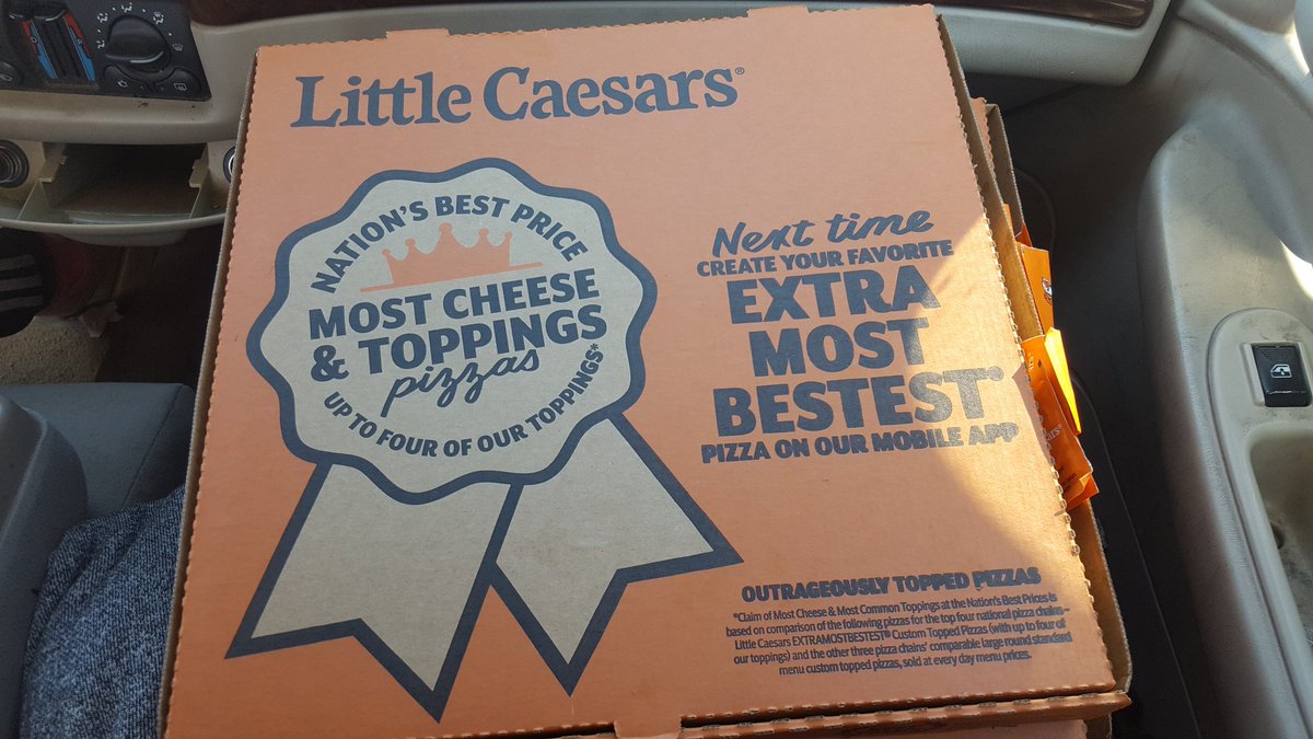 AlecKern1's tweet image. Lunch with the love of my life @littlecaesars