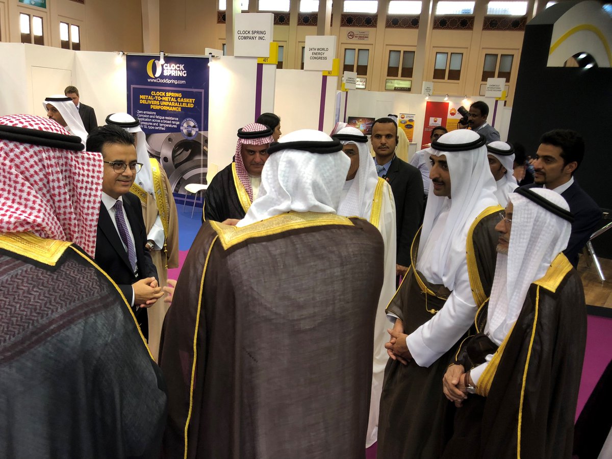 CSNRIComposites's tweet image. Bahrain Energy Minister and dignitaries congregate in front of our booth at GDA, where we unveiled the zero-emissions Full Metal Gasket™.

clockspring.com

#ClockSpringInc #Innovation #OilandGas #GDAConference