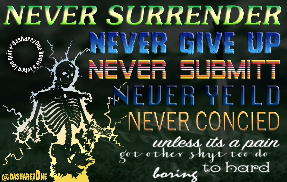 NEVER STOP. UNLESS IT SUCKS - https://t.co/Qtp3PvcePc ADMIN