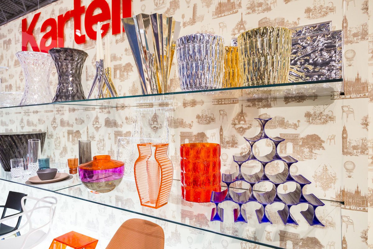 nynowmarket's tweet photo. There's no telling what stunning pieces you'll unearth in #AccentOnDesign at #NYNOW like these from @KartellOfficial ! #retailrenaissancenynow https://t.co/r3lZGuKUVf