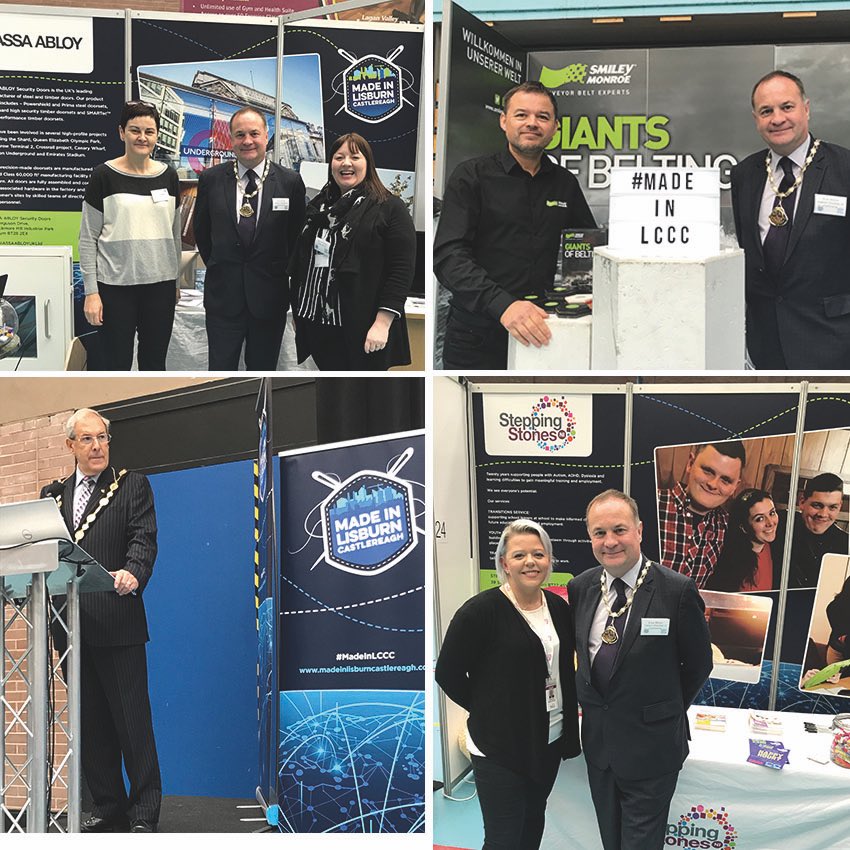 LisburnChamber's tweet photo. Delighted to support Made in Lisburn today with a fantastic range of Lisburn’s finest businesses and organisations exhibiting. Great to catch up and meet some new contacts #madeinlccc @lisburnccc https://t.co/DEDGkRhyNN