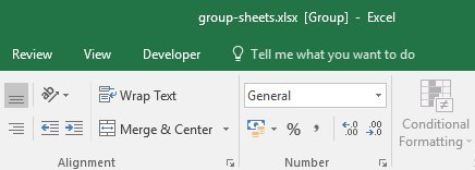 Computergaga1's tweet image. #ExcelTip - Group worksheets in Excel - Time saving tip - bit.ly/2KH2M9L