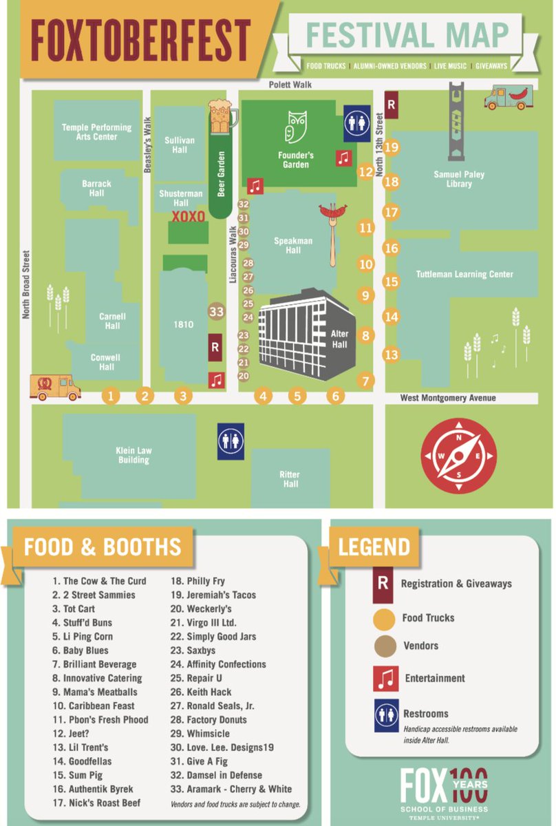 thefoxschool's tweet image. Joining us at Foxtoberfest? Check out this helpful festival map to help you plot out your stops for the evening!

More info: bit.ly/2R1BE84  #Fox100