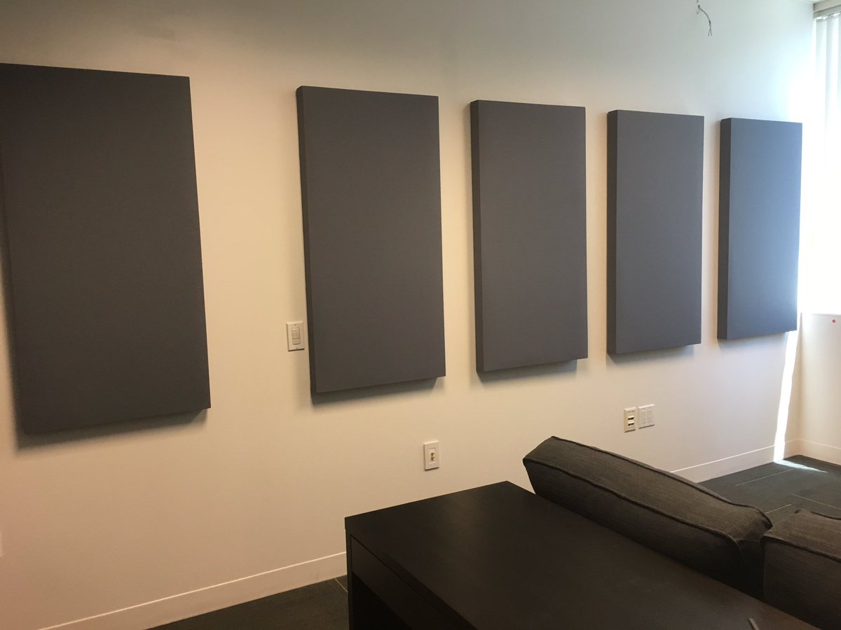 This is an office speace we treated with some of our 24 x 48 x 2 sound panels. 
#mastering #music #studio #music #recording #acoustic #sound #panels #losangeles #california