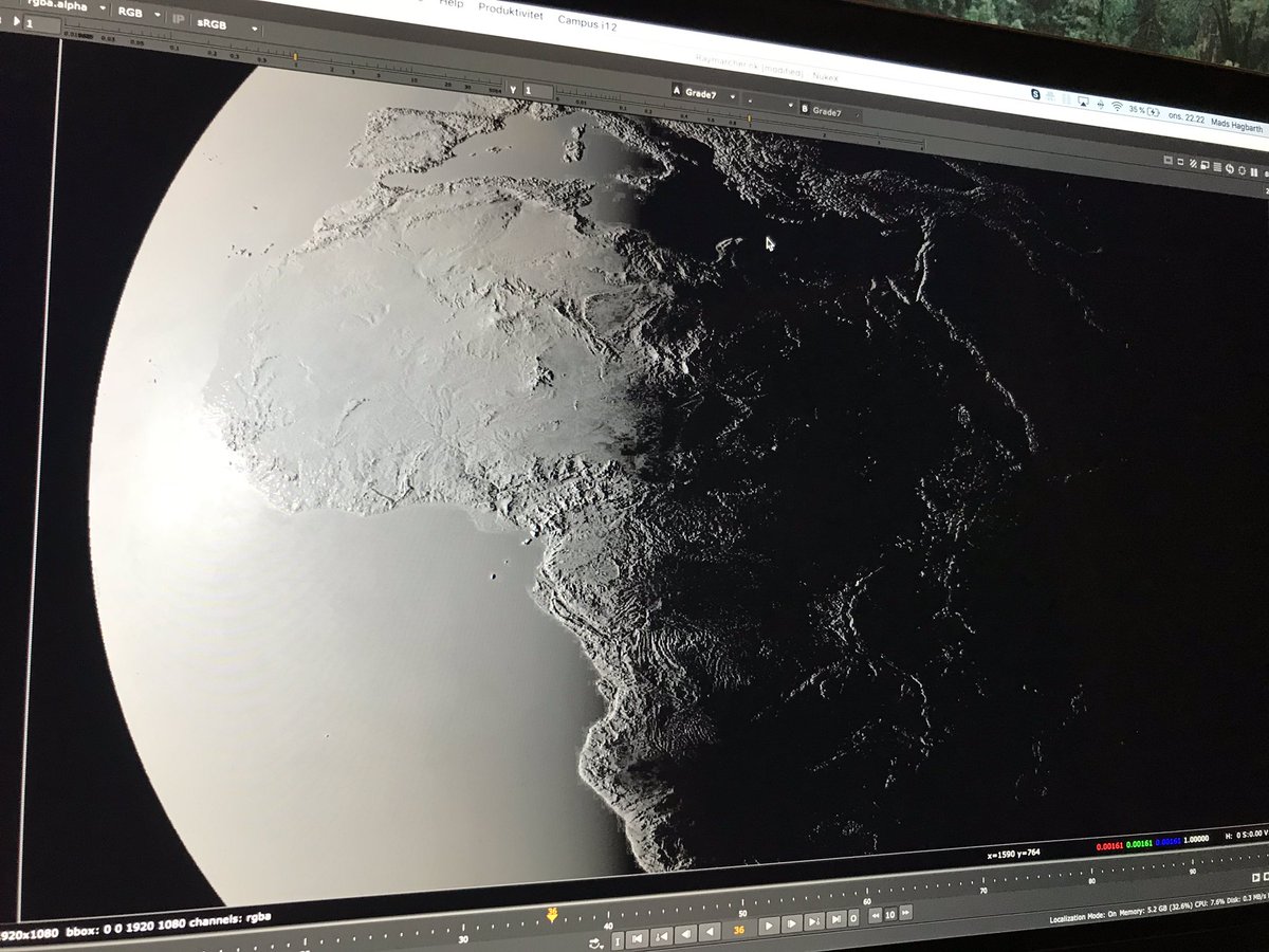 xads's tweet photo. More #nuke #blinkscript rendering studies. SDF based raymarcher with physically based shading and displacement mapping. Just need some clouds and atmos. https://t.co/9lLcHs3grr