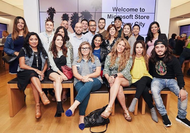 EnCelebridades's tweet photo. Thanks @MicrosoftLatinx ~ Amazing event in California 🌴✨ #HispzLA 📷: @Hispanicize https://t.co/TbsSR6Ovtg