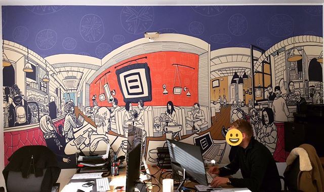 ADJBusiness's tweet photo. One of the new designed walls at #ADJBusinessSolutions office. Special thanks to @karenjysung for the design and instillation. #askADJ for details. #creative #design #accountant #office https://t.co/hit5Cv6Q0B