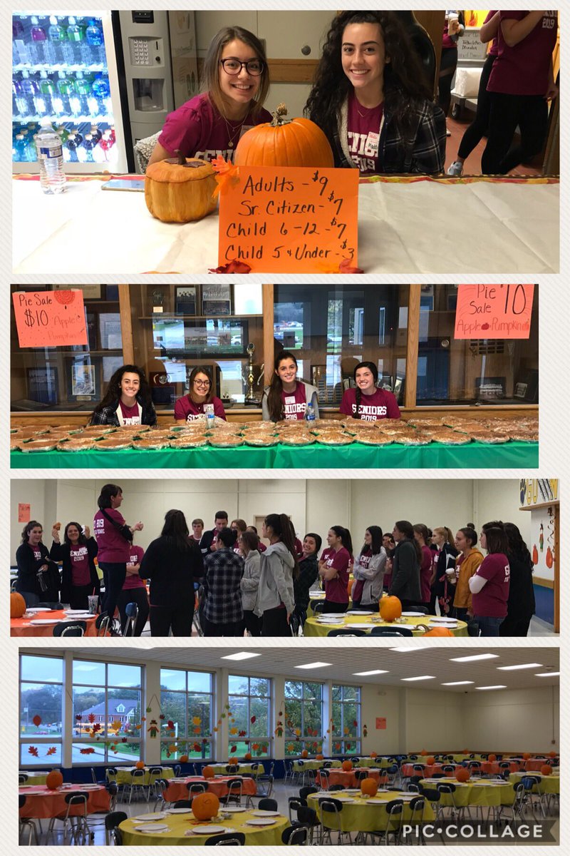 MrsKlefbeck's tweet photo. It’s time for the Harvest Dinner!! Come on down to WGHS! We’re ready for you! @WestGeneseeCSD #getsomepie https://t.co/Y0O3BSeZZo